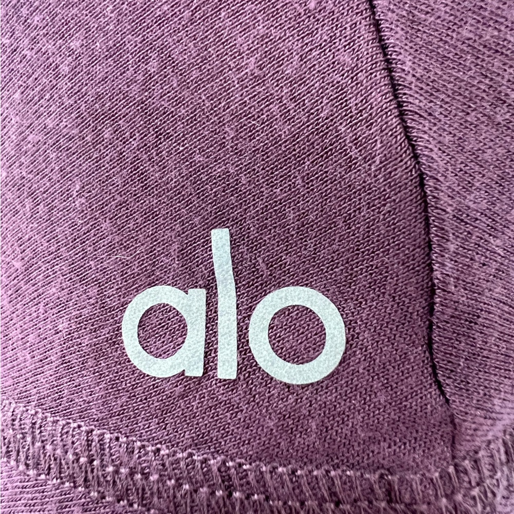 Dark Purple Alo athletic shirt